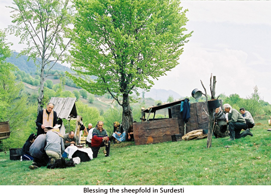 006-Blessing-the-sheepfold-in-Surdesti